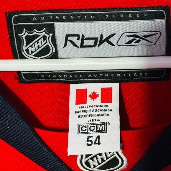 Red Washington capitals jersey - Picture 2 of 6